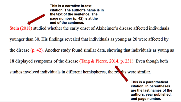 How Do You Do an in Text Citation in Apa