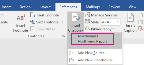 How to Add Citation in Word