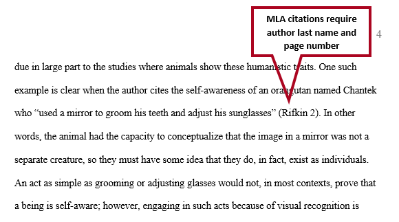 How to Do an in Text Citation Mla