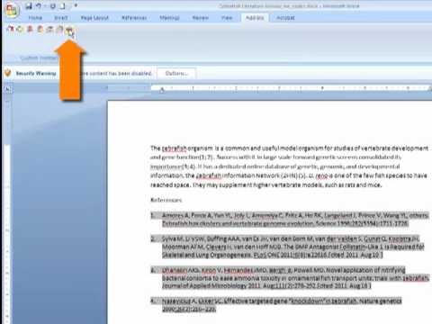 How to Remove a Citation in Word With Zotero