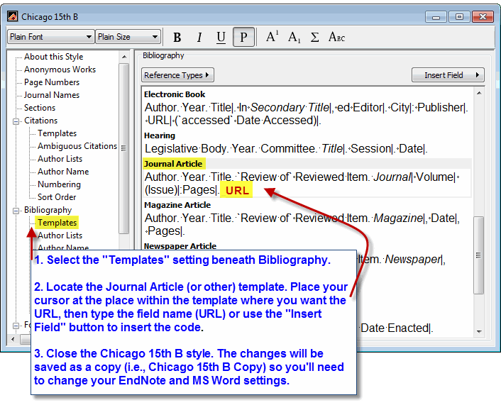 Should I Include Url in Journal Citation