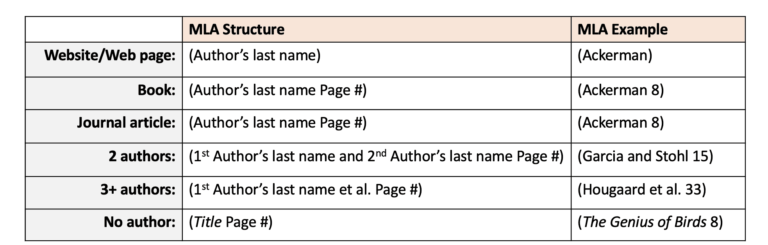 What is a Parenthetical Citation